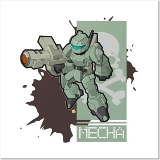 mecha Posters and Art